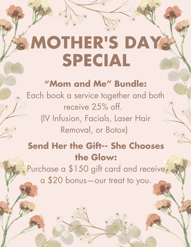 Brown Peach Floral Mother's Day Party Invitation Flyer